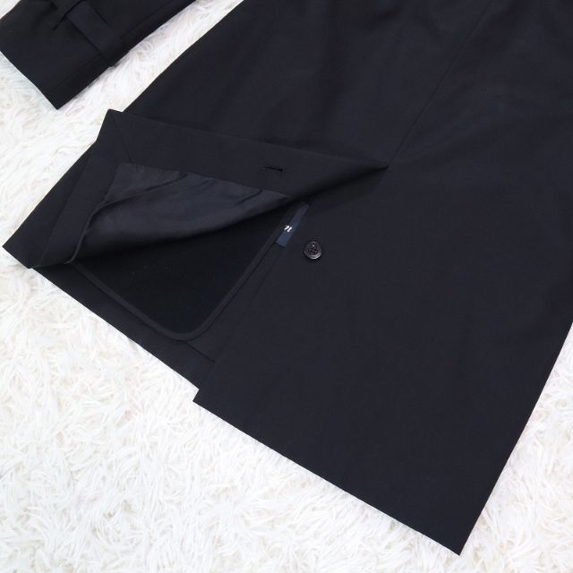 AQUA SCUTUM(アクアスキュータム)のアクアスキュータム ステンカラーコート ライナー付き ブラック ミドル丈 7F レディースのジャケット/アウター(トレンチコート)の商品写真