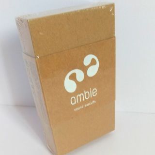 新品未開封 ★ ambie AM-TW01 サウンド イヤカフ　ホワイト(ヘッドフォン/イヤフォン)