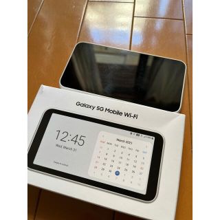 サムスン(SAMSUNG)のSAMSUNG Galaxy 5G Mobile Wi-Fi SCR01(PC周辺機器)