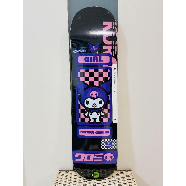 ガール×クロミちゃん GIRL スケートボードデッキ 8.0の通販 by ガール×クロミちゃん GIRL スケートボードデッキ 8.0の通販 by