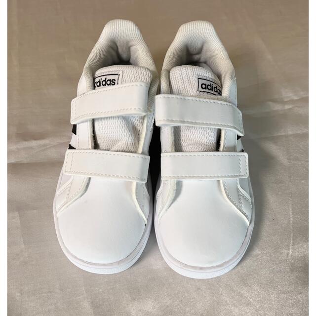 adidas(アディダス)の新品 アディダス スニーカーキッズ靴ベビー160 16 男の子 女の子 キッズ/ベビー/マタニティのキッズ靴/シューズ(15cm~)(スニーカー)の商品写真