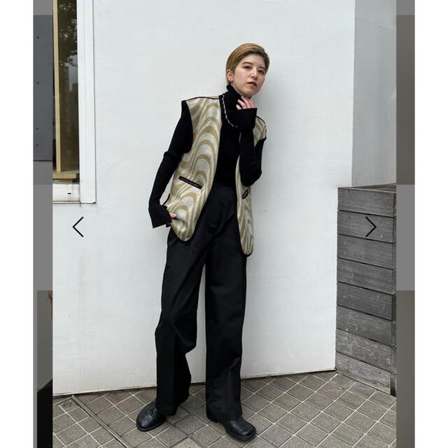 TODAYFUL(トゥデイフル)のPiping Jacquard Vest  36 レディースのトップス(ベスト/ジレ)の商品写真