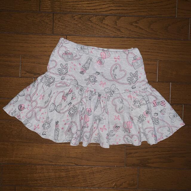 mezzo piano(メゾピアノ)のメゾピアノ　パンツ付きスカート　130 キッズ/ベビー/マタニティのキッズ服女の子用(90cm~)(スカート)の商品写真