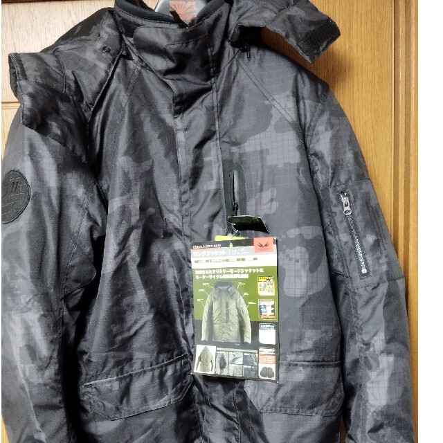 モーターヘッド　ロング　ジャケット　カモ　背中　肩　肘　パッド付き　LL 新品 メンズのジャケット/アウター(ライダースジャケット)の商品写真