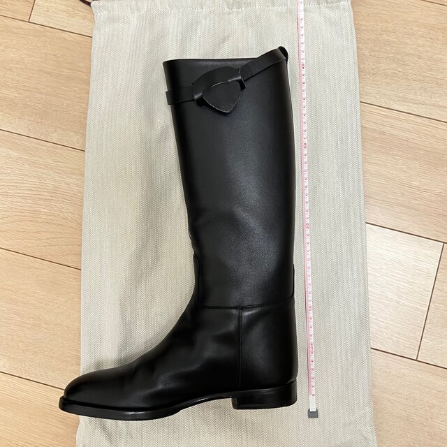 HERMESエルメス ジャンピング ブーツ ケリー金具 37ハーフ 美品