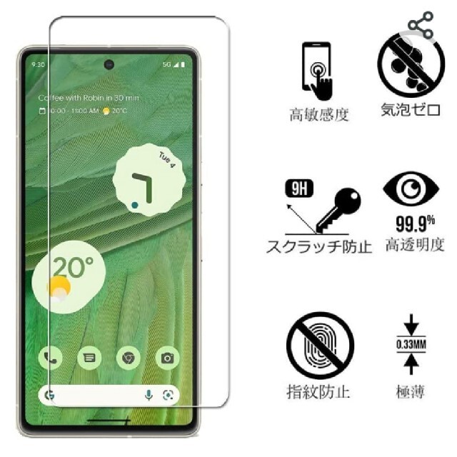 Google Pixel(グーグルピクセル)の【新品未開封】ピクセル　pixcel 7 保護フィルム スマホ/家電/カメラのスマホアクセサリー(保護フィルム)の商品写真