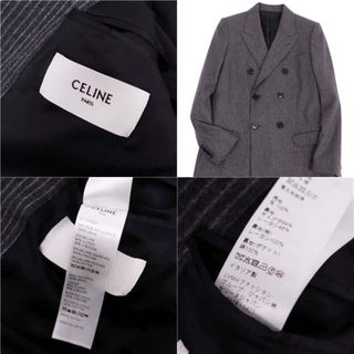 celine - セリーヌ ジャケット テーラード ダブルブレスト ストライプ ...