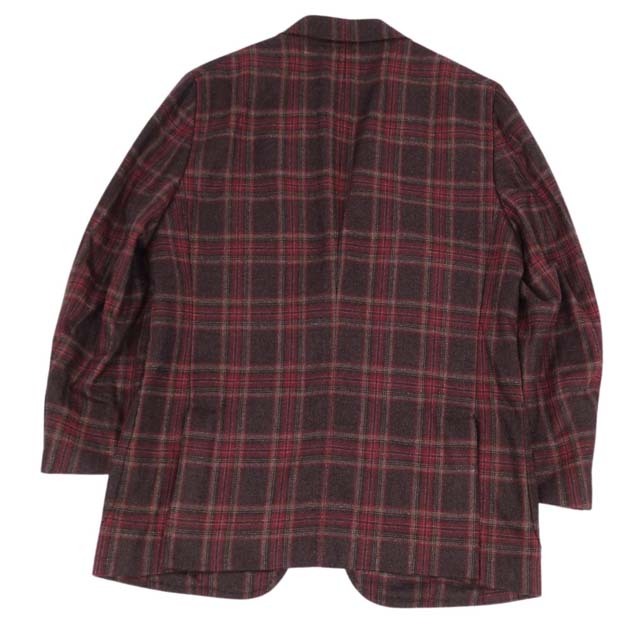 ISAIA - イザイア ジャケット テーラード チェック カシミヤ ISAIA - イザイア ジャケット テーラード チェック カシミヤ