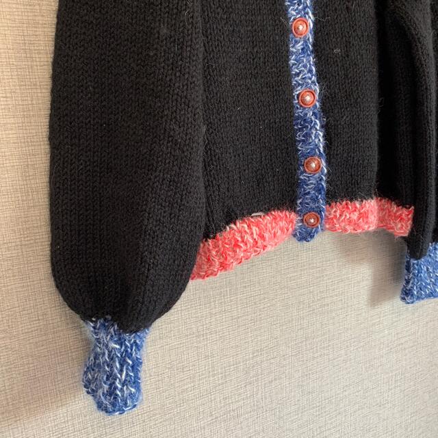 一点物 ハンドニット デザインニット カーディガン ハンドメイド ラグランニット 2
