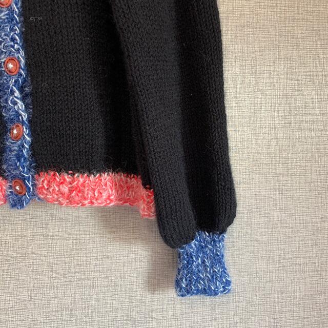 一点物 ハンドニット デザインニット カーディガン ハンドメイド ラグランニット 4