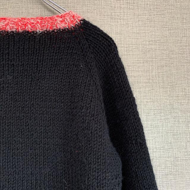 一点物 ハンドニット デザインニット カーディガン ハンドメイド ラグランニット 6