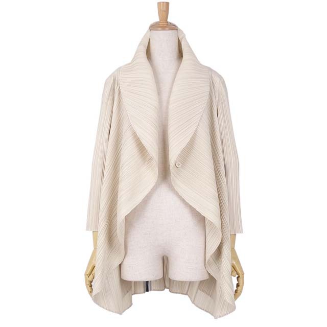 新品未使用】プリーツプリーズ ISSEI MIYAKE バイカラー ショール-
