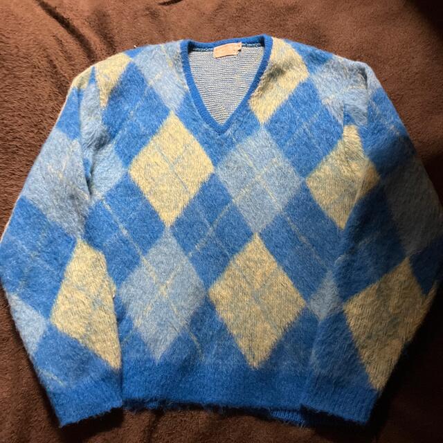 SALE／97%OFF】 60s mohair knit 60年代Vネックモヘアニット セーター