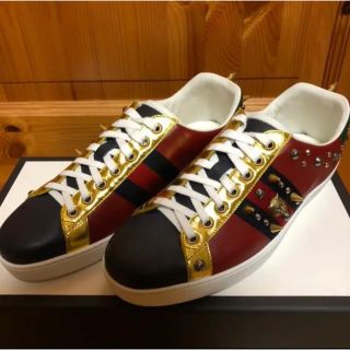 グッチ(Gucci)の【限定】GUCCI レアスニーカー スタッズ付き(スニーカー)