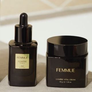 ファミュ(FEMMUE)のFEMMUE ファミュ ルミエール（美容液・クリーム）セット 未使用品 おまけ付(美容液)