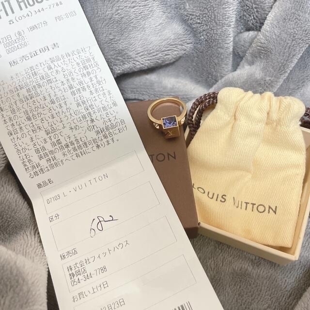 LOUIS VUITTON(ルイヴィトン)の【美品】LOUIS VUITTON ギャンブル リング S レディースのアクセサリー(リング(指輪))の商品写真