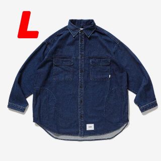 ダブルタップス(W)taps)の22AW WTAPS WCPO 01 LS COTTON DENIM L 新品(シャツ)