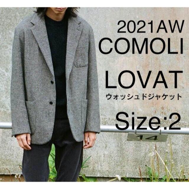 COMOLI(コモリ)の新品21aw COMOLI LOVATウォッシュドジャケット2 メンズのジャケット/アウター(テーラードジャケット)の商品写真
