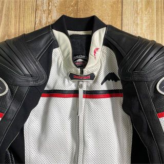 定価12万☆KUSHITANI クシタニ パンチングレザージャケット 白/Mの通販