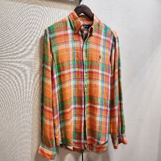 ラルフローレン(Ralph Lauren)のラルフローレン　リネンシャツ　メンズ(シャツ)