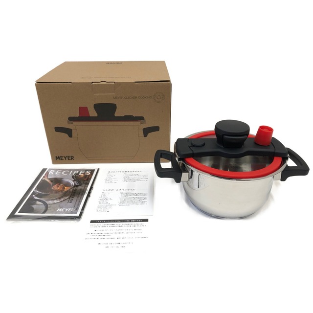 〇〇MEYER マイヤー 圧力鍋 QUICKER COOKING クイッカークッキング 18cm 2.5L レッドインテリア/住まい/日用品