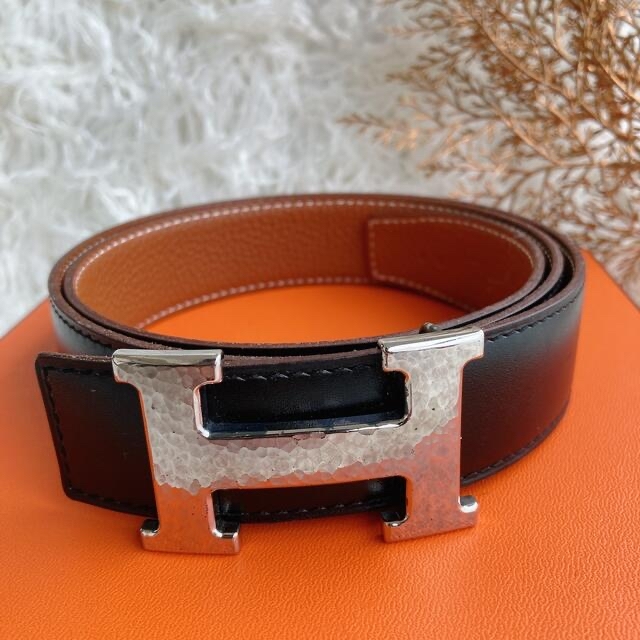 HERMES エルメスリバーシブルベルト Hバックル