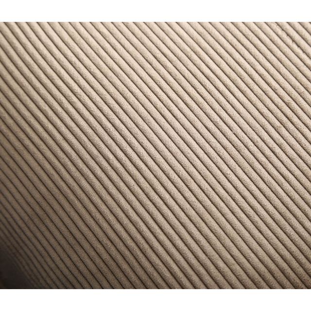 日本製　リクライニングソファ　温かみのある布生地コーデュロイ　ベージュ色 インテリア/住まい/日用品のソファ/ソファベッド(二人掛けソファ)の商品写真