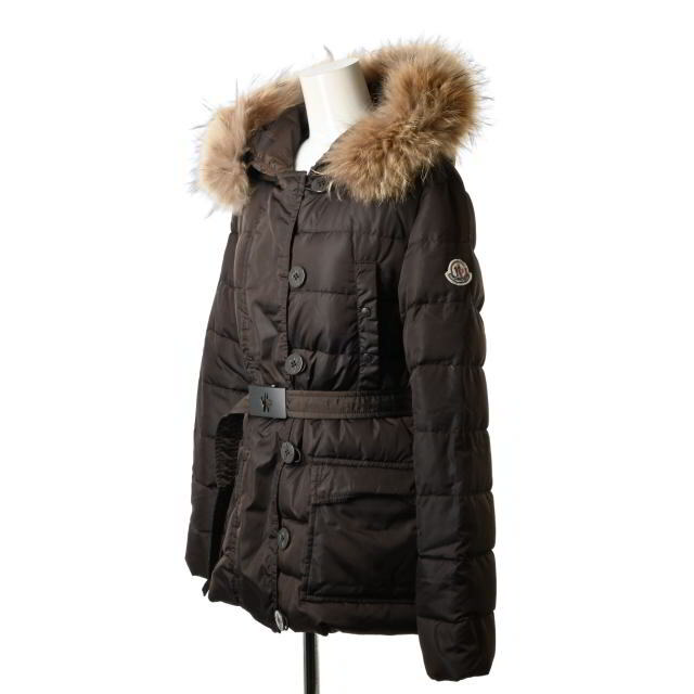 MONCLER(モンクレール)のMONCLER ベルト付き ダウン ジャケット レディースのジャケット/アウター(ダウンジャケット)の商品写真