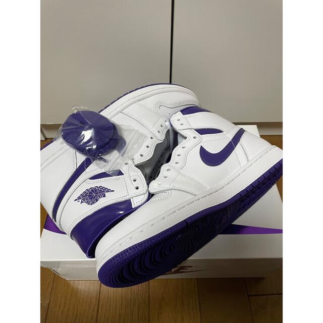 NIKE(ナイキ)のWMNS Air Jordan 1 High OG Court Purple メンズの靴/シューズ(スニーカー)の商品写真