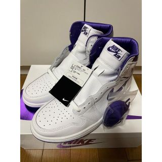 ナイキ(NIKE)のWMNS Air Jordan 1 High OG Court Purple(スニーカー)