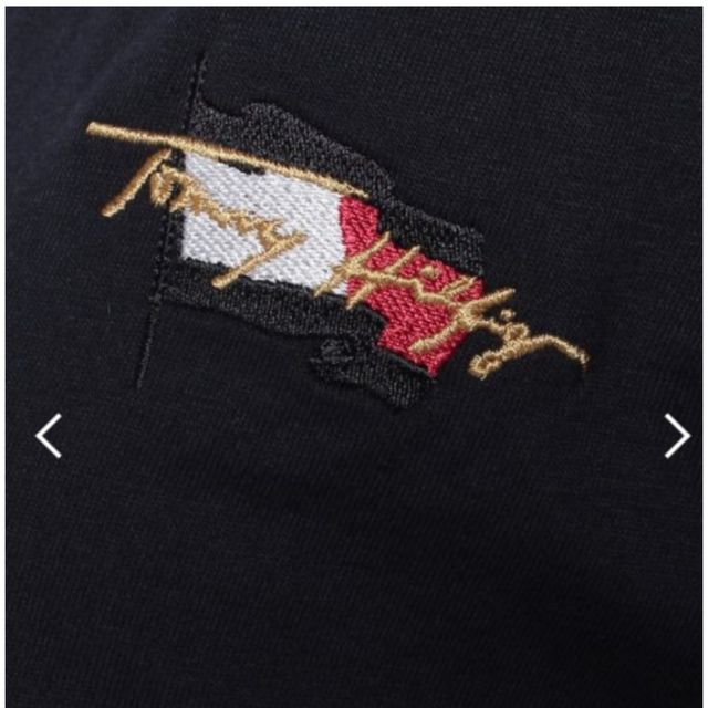 TOMMY HILFIGER(トミーヒルフィガー)のTOMMY HILFIGER フラッグVネックTシャツ レディースのトップス(Tシャツ(半袖/袖なし))の商品写真