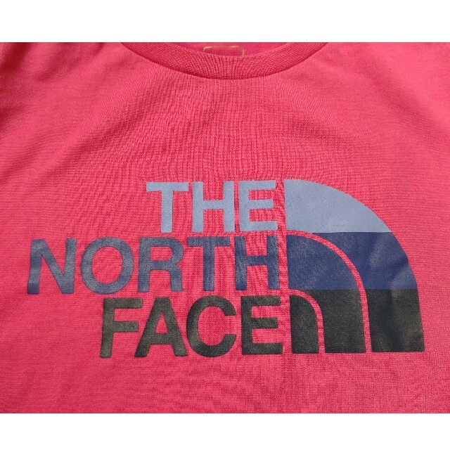 THE NORTH FACE(ザノースフェイス)の【古着】NORTH FACE　Tシャツ140 キッズ/ベビー/マタニティのキッズ服女の子用(90cm~)(Tシャツ/カットソー)の商品写真