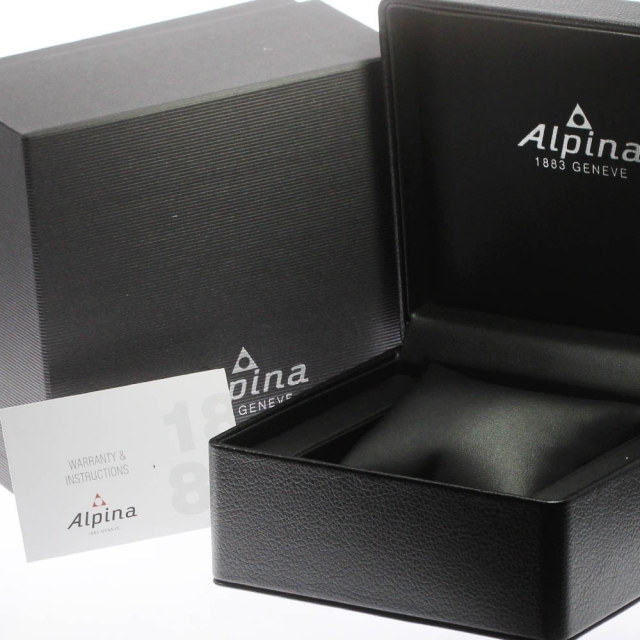 ☆未使用品★箱・保証書付き【Alpina】アルピナ スタータイマー デイト クロノグラフ AL-725N4S6 自動巻き メンズ_684451【ev10】