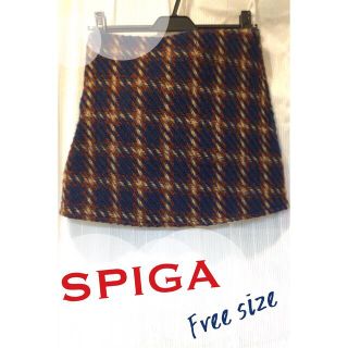 スピーガ(SPIGA)のSPIGA(スピーガ)ツイードチェックのミニスカート(ミニスカート)