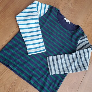 ユナイテッドアローズグリーンレーベルリラクシング(UNITED ARROWS green label relaxing)のgreen label relaxingマルチボーダーカットソー125☆長袖(Tシャツ/カットソー)