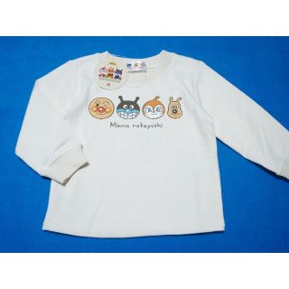 アンパンマン(アンパンマン)のみるく様専用　100cm　ABDC裏起毛長袖トレーナー　アイボリー(Tシャツ/カットソー)