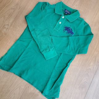 ラルフローレン(Ralph Lauren)のラルフローレン長袖ポロシャツ120☆Ralph Laurenグリーンカットソー緑(Tシャツ/カットソー)