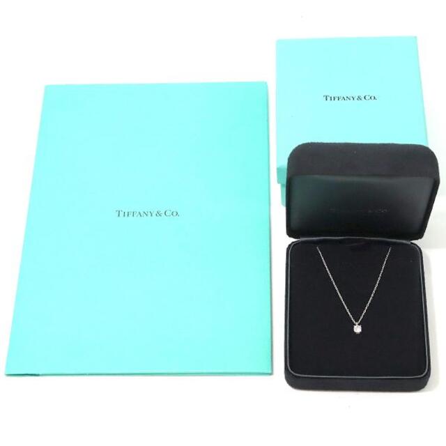 ティファニー ソリティア ダイヤ 0.38ct G/VS1/3EX ネックレス 41cm Pt950 プラチナ【鑑定書付き】 90164068