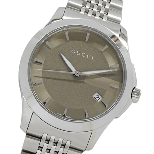 いいたしま ヤフオク! - GUCCI グッチ 126.4 G-タイムレス ミディアム