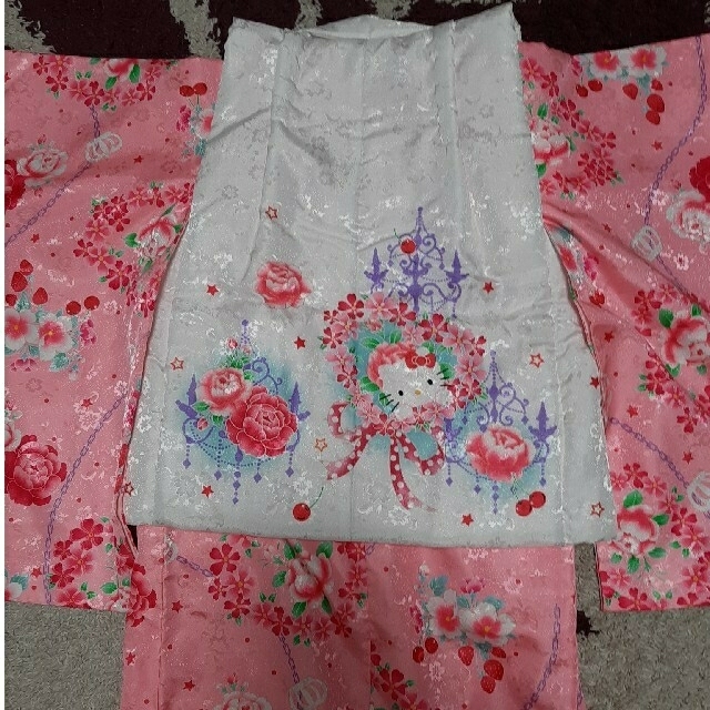 七五三　キティちゃん キッズ/ベビー/マタニティのキッズ服女の子用(90cm~)(和服/着物)の商品写真