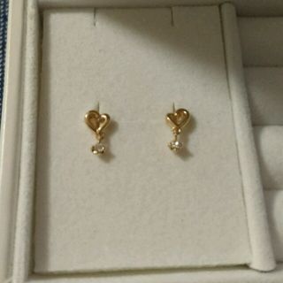 ヨンドシー(4℃)の4℃K10♡ピアス(ピアス)