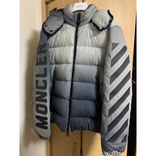 モンクレール(MONCLER)の美品 MONCLER off-white コラボ ダウンジャケット サイズ2 (ダウンジャケット)