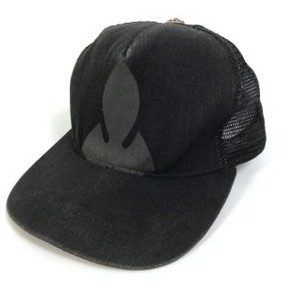 Chrome Hearts - クロムハーツ CHROME HEARTS フレアニー クロスボール トラッカー メッシュキャップ キャップ コットン ブラック