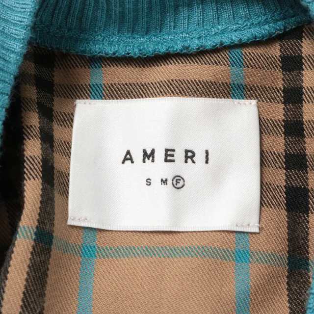 Ameri VINTAGE(アメリヴィンテージ)のAmeri VINTAGE CHEERFUL CHECK TOP 茶 ブラウン レディースのトップス(カーディガン)の商品写真