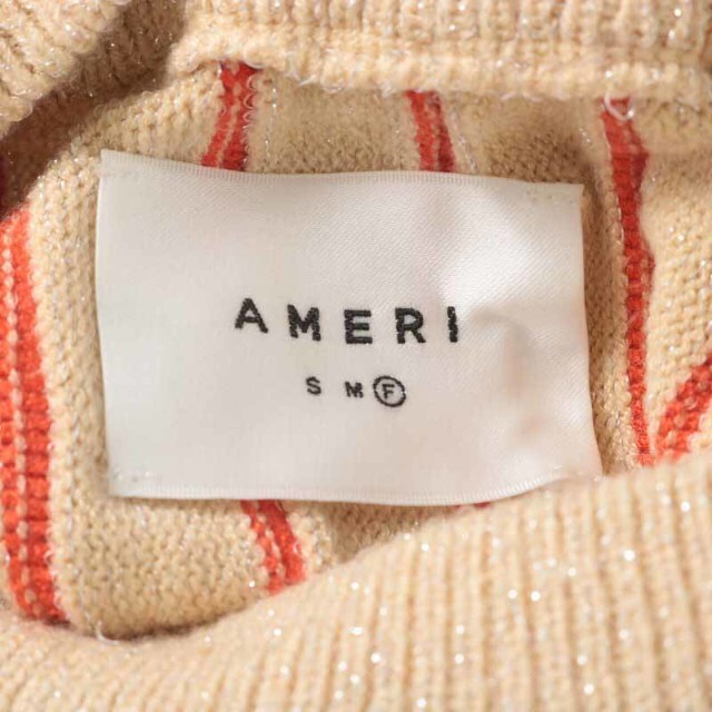 Ameri VINTAGE(アメリヴィンテージ)のAmeri VINTAGE 21AW SWELL STRIPE KNIT F レディースのトップス(ニット/セーター)の商品写真