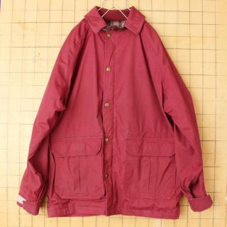 ウールリッチ(WOOLRICH)の80s Woolrichマウンテンパーカー65/35レッドMアウトドア aw43(マウンテンパーカー)