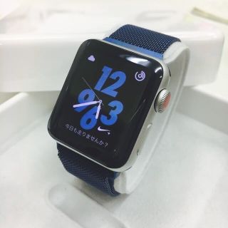 アップルウォッチ(Apple Watch)のApple Watch シリーズ3 NIKE アップルウォッチ セルラー(その他)