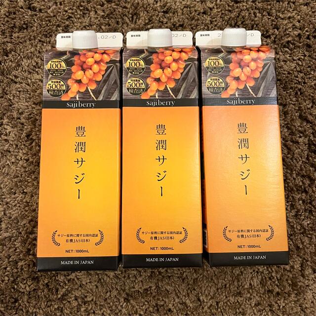 ⭐︎豊潤サジー1000ml✖️3本⭐︎ 全ての 3800円引き kinetiquettes.com