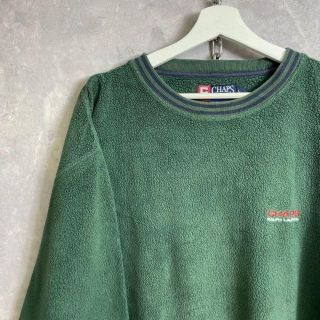 ラルフローレン(Ralph Lauren)のチャップスラルフローレン 90s フリース トレーナー 緑 グリーン ボア(スウェット)