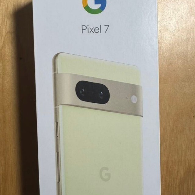 Google Pixel(グーグルピクセル)のGoogle pixel 7 Lemongrass 128GB SIMフリー スマホ/家電/カメラのスマートフォン/携帯電話(スマートフォン本体)の商品写真